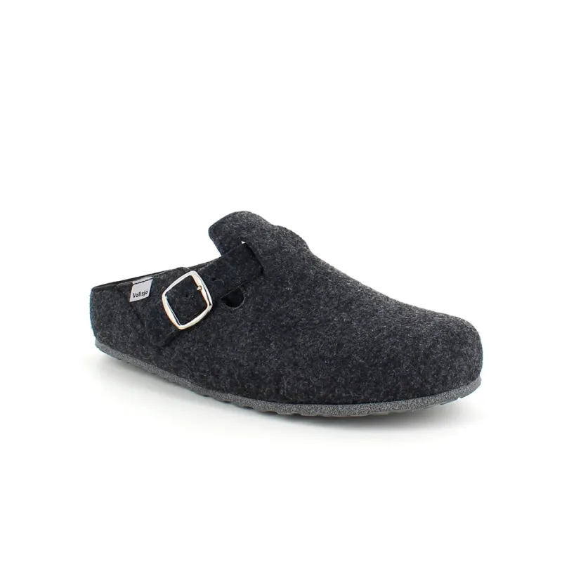 Sygeplejebutikken Sko På Tilbud*Filtsko slip on i mørkgrå