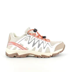 Sygeplejebutikken Sko På Tilbud*Fleksible beige sneakers med elastiksnørebånd.