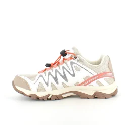 Sygeplejebutikken Sko På Tilbud*Fleksible beige sneakers med elastiksnørebånd.