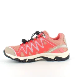 Sygeplejebutikken Sko På Tilbud*Fleksible laksefarvede sneakers med elastiksnørebånd.