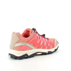 Sygeplejebutikken Sko På Tilbud*Fleksible laksefarvede sneakers med elastiksnørebånd.