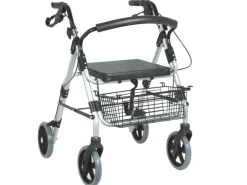Gima Italy Rollatorer*Foldbar rolator i grå