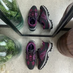 Sygeplejebutikken Vandresko Og Sandaler|Overgangssko*Funktionel vandresko i lilla med åndbart mesh og stødabsorberende sål