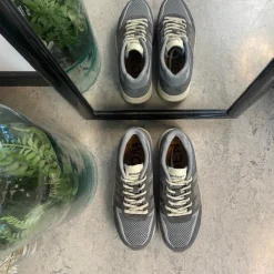 Woden Sommersko Dame|Overgangssko*Grå letvægtssko i åndbart materiale fra .