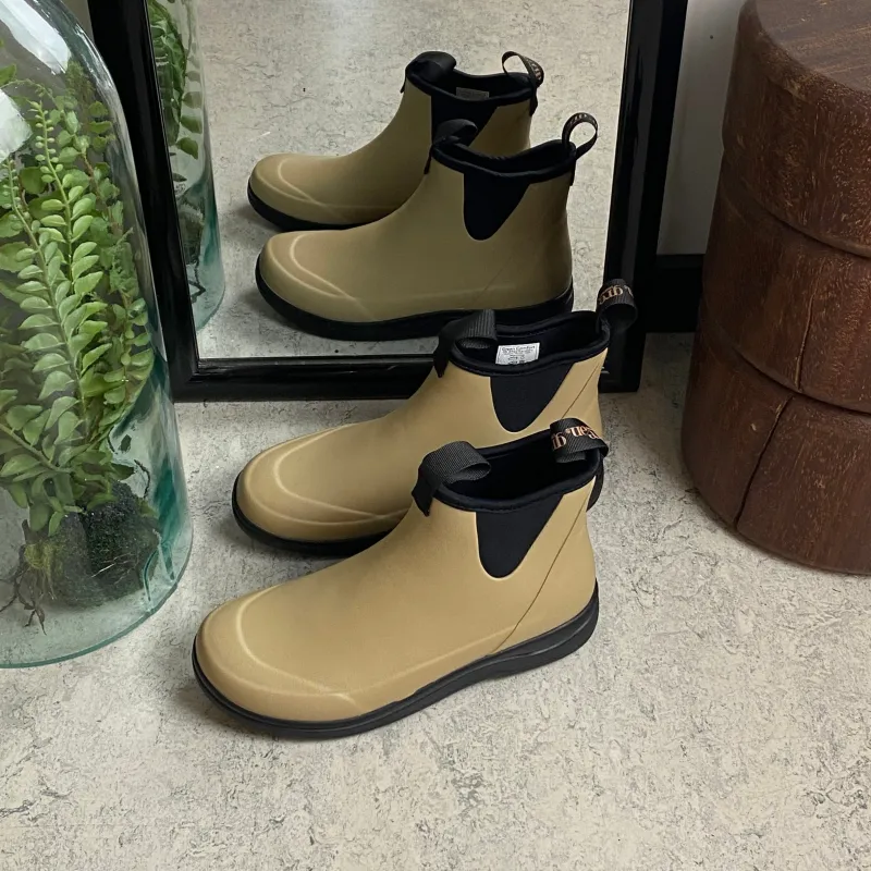 Green Comfort Gummistøvler|Gelsål*gummistøvle i beige med svangstøtte