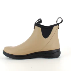 Green Comfort Gummistøvler|Gelsål*gummistøvle i beige med svangstøtte