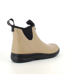 Green Comfort Gummistøvler|Gelsål*gummistøvle i beige med svangstøtte