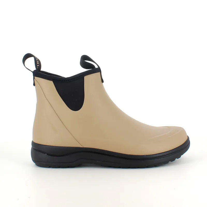 Green Comfort Gummistøvler|Gelsål*gummistøvle i beige med svangstøtte