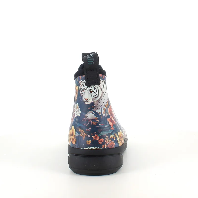 Green Comfort Gummistøvler|Sko Med Ekstra Svangstøtte*gummistøvle i tigerprint med svangstøtte