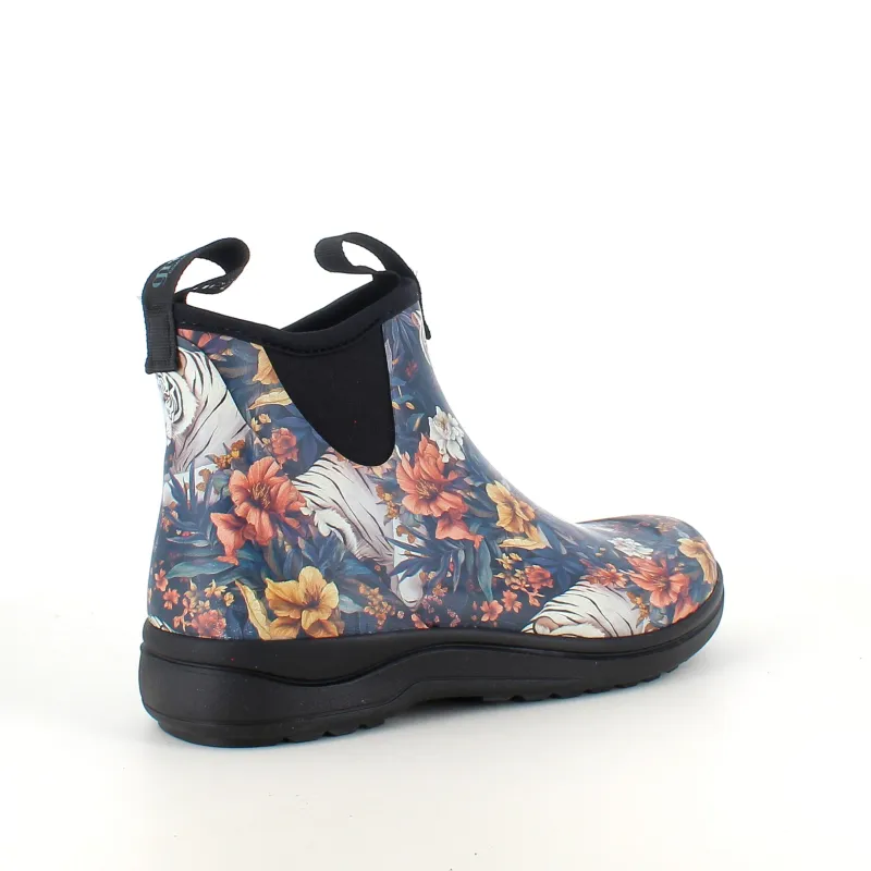 Green Comfort Gummistøvler|Sko Med Ekstra Svangstøtte*gummistøvle i tigerprint med svangstøtte