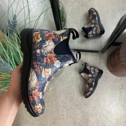 Green Comfort Gummistøvler|Sko Med Ekstra Svangstøtte*gummistøvle i tigerprint med svangstøtte