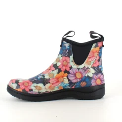 Green Comfort Gummistøvler|Sko Med Ekstra Svangstøtte*gummistøvle i blomsterprint med svangstøtte