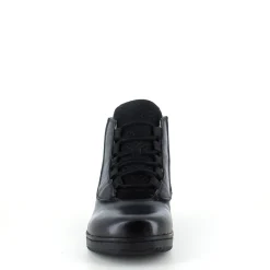 Green Comfort Kort Støvle Dame|Vinterstøvler Damer*kort læderstøvle i sort med uldfoer