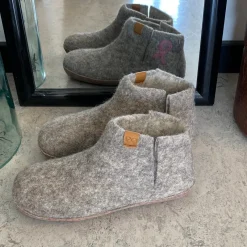 Green Comfort Leddegigt|Artrose - Slidgigt*uld hjemmesko med Støt Brysterne logo