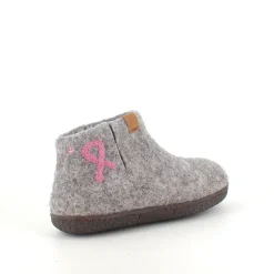 Green Comfort Hjemmesko|Sko Til Brede Fødder Og Høj Vrist*uld hjemmesko med rågummi bund og Støt Brysterne logo