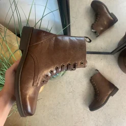 Green Comfort Vinterstøvler Damer|Overgangssko*vinterstøvle med uldfor i brun