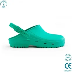 Schuzz clog Sko På Tilbud*Grøn Autoklaverbar clog med antistatiske skridhæmmende såler