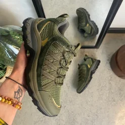 Green Comfort Knyster - Hallux Valgus|Platfodet*Grøn sko med masser af stødabsorbering