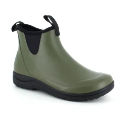 Green Comfort Overgangssko|Sko Til Brede Fødder Og Høj Vrist*Grøn luksus gummistøvle med svangstøtte fra