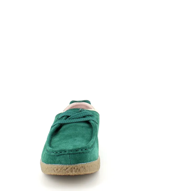 Sygeplejebutikken Sko På Tilbud*Grøn ruskindssko med rågummisål