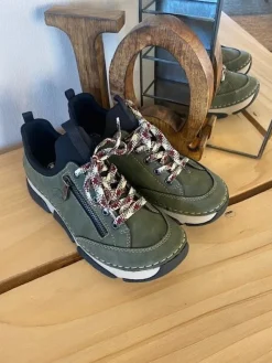 Rieker Knyster - Hallux Valgus|Hælsporer*Grøn sneakers fra med god stødabsorbering