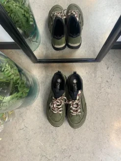 Rieker Knyster - Hallux Valgus|Hælsporer*Grøn sneakers fra med god stødabsorbering