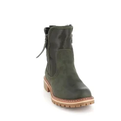 Sygeplejebutikken Sko På Tilbud*Grøn vinterstøvle med foer og smarte detaljer