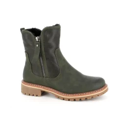 Sygeplejebutikken Sko På Tilbud*Grøn vinterstøvle med foer og smarte detaljer