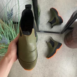 Woden Gummistøvler|Grønne Støvler*Grøn gummistøvle med svangstøtte