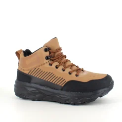 Sygeplejebutikken Herresko Og Sandaler|Herresko Og Sandaler*Herre ankelstøvle i lysebrun PU med snørebånd, let for og stødabsorberende EVA-sål