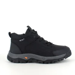 Sygeplejebutikken Herresko Og Sandaler|Herresko Og Sandaler*Herre ankelstøvle i sort PU med varmt for, snørebånd og KAT-TEX – robust gummisål