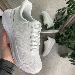 Endurance Sko På Tilbud|Sko Med Ekstra Svangstøtte*Hvid ComfortFit sneakers fra