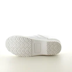 Sanita Clogs|Træsko Dame Modeller*Hvid fleksibel -træsko med hælkappe.