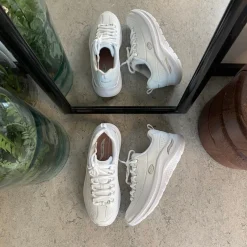 Skechers Leddegigt|Hælsporer*Hvid med glat skind overflade