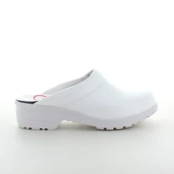 Sygeplejebutikken Clogs|Træsko Dame Modeller*Hvid skind træsko uden kap