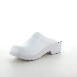 Sygeplejebutikken Clogs|Træsko Dame Modeller*Hvid skind træsko uden kap
