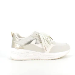 Sygeplejebutikken Sko På Tilbud*Hvid sommersko med sølv effekter