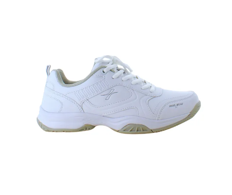 Sygeplejebutikken Sommersko Dame|Hvide Sneakers Dame*Hvide kondisko med svangstøtte