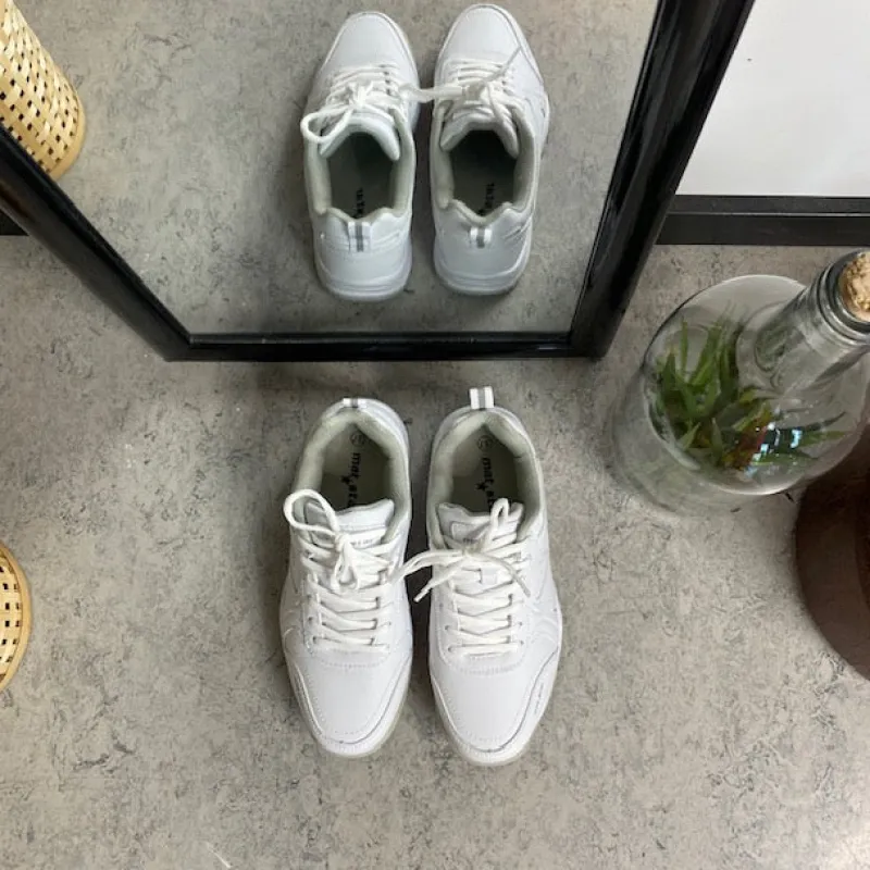 Sygeplejebutikken Sommersko Dame|Hvide Sneakers Dame*Hvide kondisko med svangstøtte