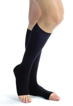 Jobst kompressionsstrømper Støttestrømper|Kompressionsstrømper*Jobst classic. klasse 3 i sort uden tå og størrelse regular