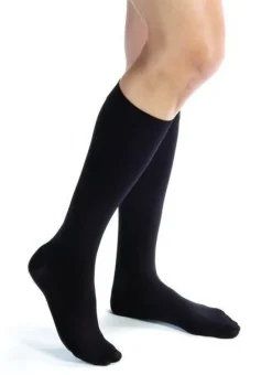 Jobst kompressionsstrømper Støttestrømper|Kompressionsstrømper*Jobst Opaque sort strømpe med tå, størrelse petit