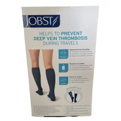 Jobst kompressionsstrømper Støttestrømper|Kompresionsstrømper Alle*Jobst rejsestrømper i sort klasse 1 med tå