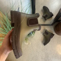 Woden Gummistøvler*Klassisk grøn gummistøvle med kort skaft