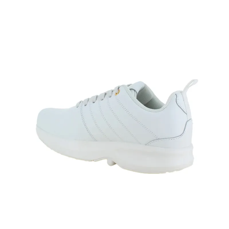 GaitLine Leddegigt|Hælsporer*Klassisk hvid læder sko fra