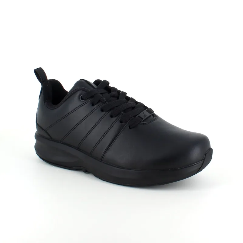 GaitLine Leddegigt|Hælsporer*Klassisk sort læder sko fra