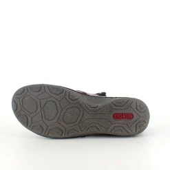 Rieker Kort Støvle Dame|Vinterstøvler Damer*Kort bordeuxfarvet støvle fra med flotte detaljer