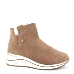 Remonte Kort Støvle Dame|Billige Vinter Støvler*Kort brun støvle med uldfoer og god bredde