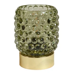 Speedtsberg Gaver Til Sundhedspersonalet*LED-lampe med bobler – Smukt grønt glas i kompakt design