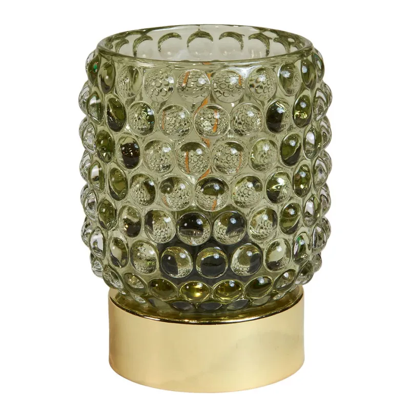 Speedtsberg Gaver Til Sundhedspersonalet*LED-lampe med bobler – Smukt grønt glas i kompakt design