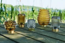 Speedtsberg Gaver Til Sundhedspersonalet*LED-lampe med riller – Moderne og elegant i gråt glas